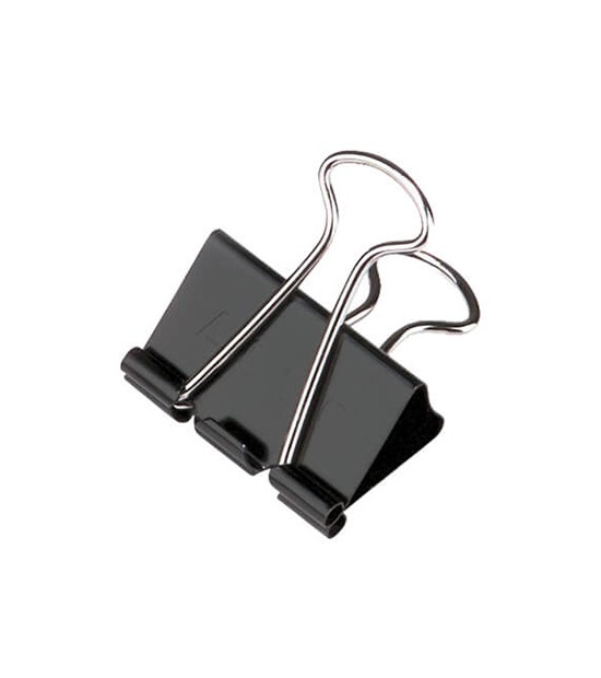 Paper Clip - Black - 25 mm - Deli